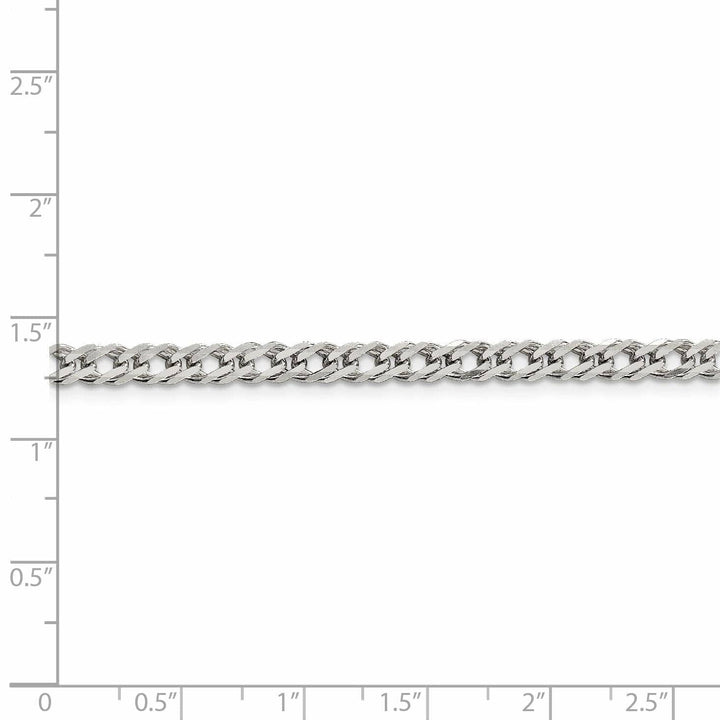 Lovely Rita's Chains Silver 4.25-mm Double 6 Side Flat Fancy Chain