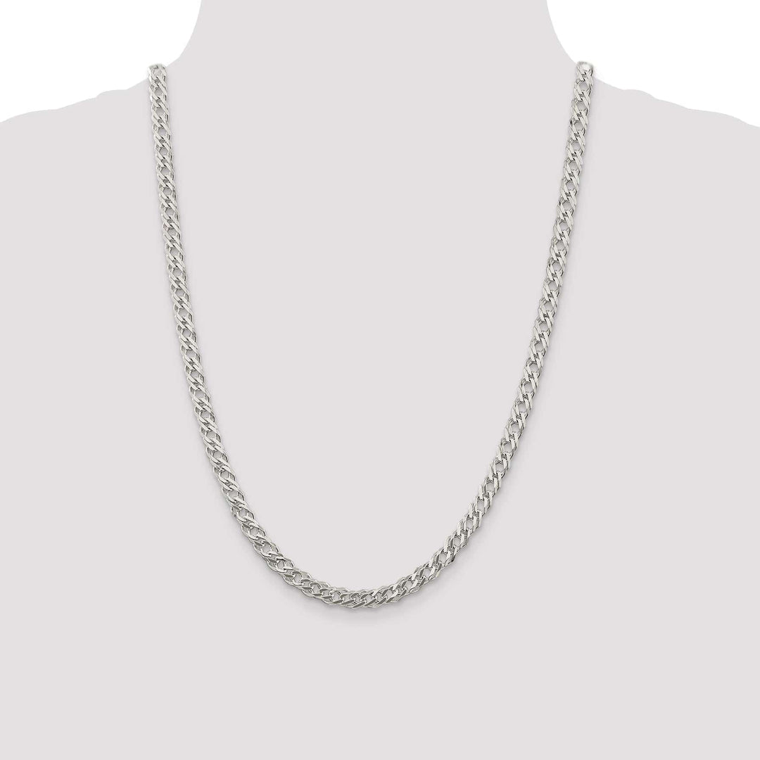 Lovely Rita's Chains Silver 5.25-mm Double 6 Side Flat Fancy Chain