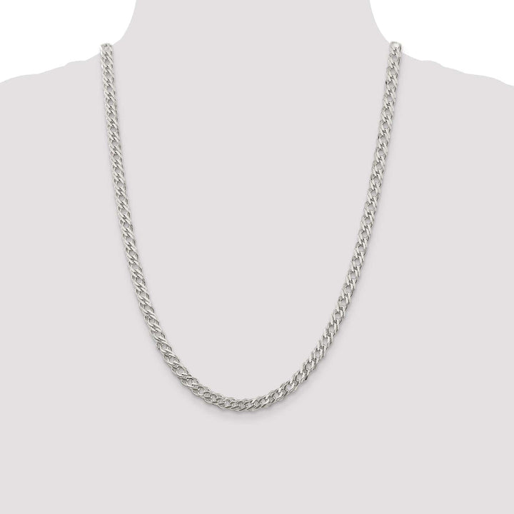 Lovely Rita's Chains Silver 5.25-mm Double 6 Side Flat Fancy Chain