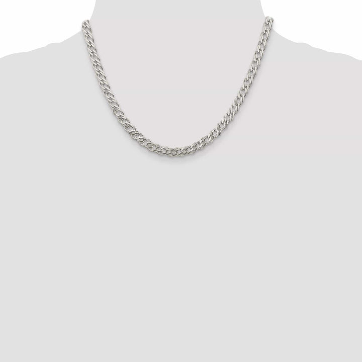 Lovely Rita's Chains Silver 5.25-mm Double 6 Side Flat Fancy Chain