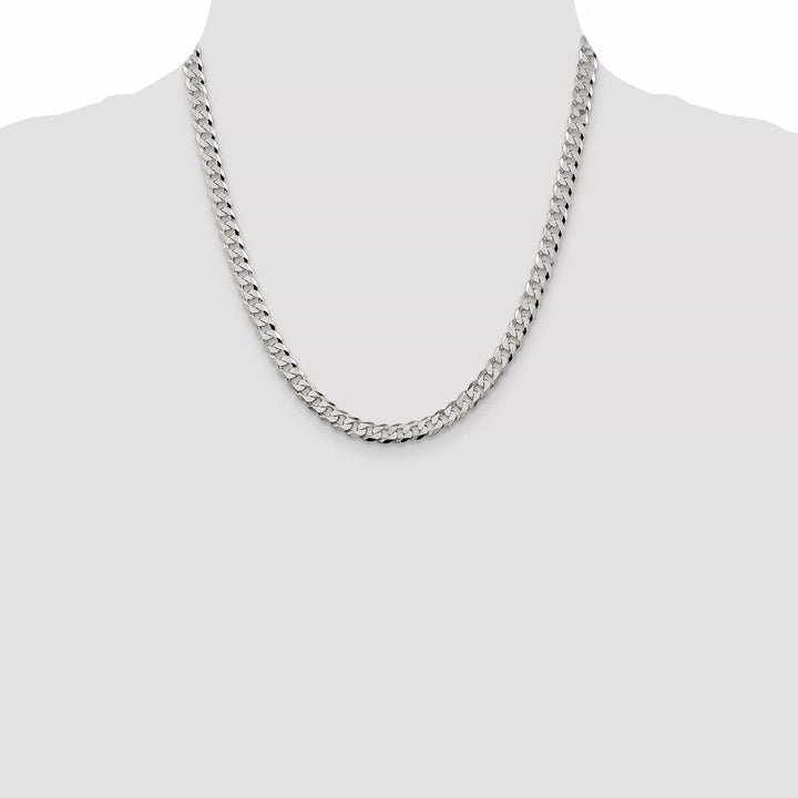 Lovely Rita's Chains Silver 5.50-mm Solid Beveled Link Curb Chain