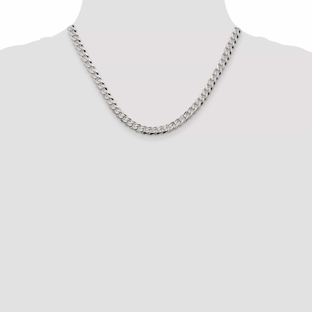 Lovely Rita's Chains Silver 5.50-mm Solid Beveled Link Curb Chain