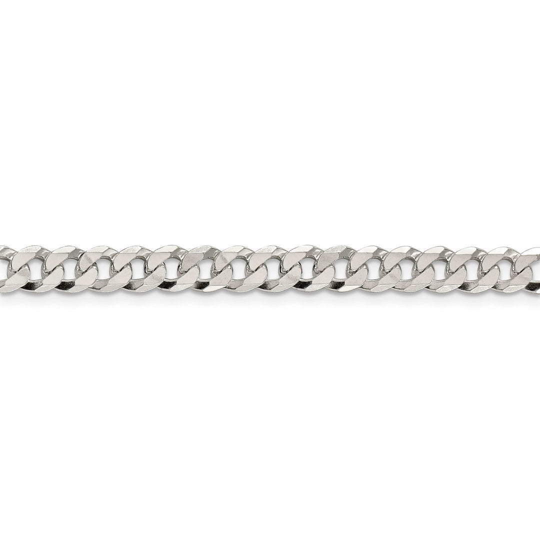 Lovely Rita's Chains Silver 5.50-mm Solid Beveled Link Curb Chain