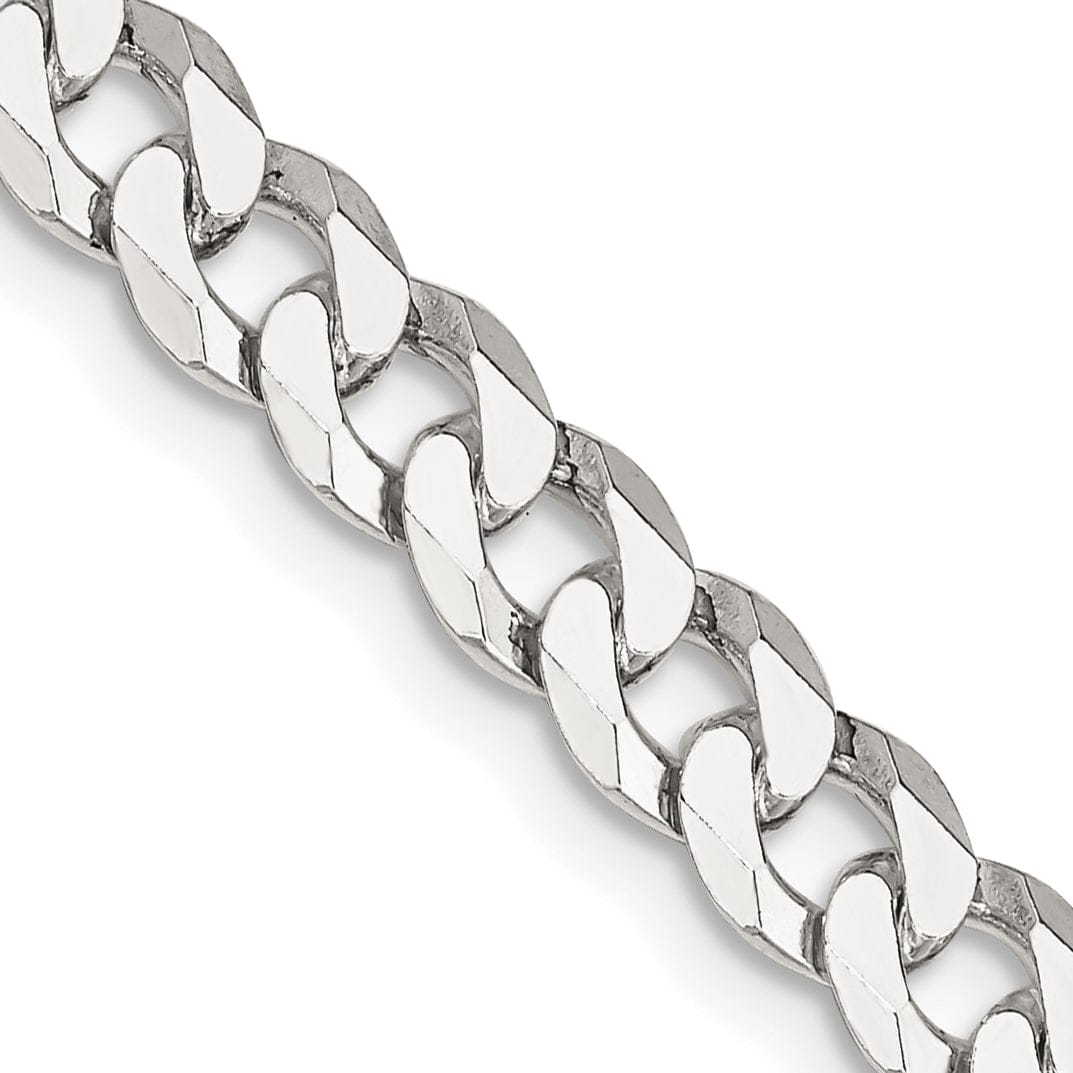Lovely Rita's Chains Silver 5.50-mm Solid Beveled Link Curb Chain