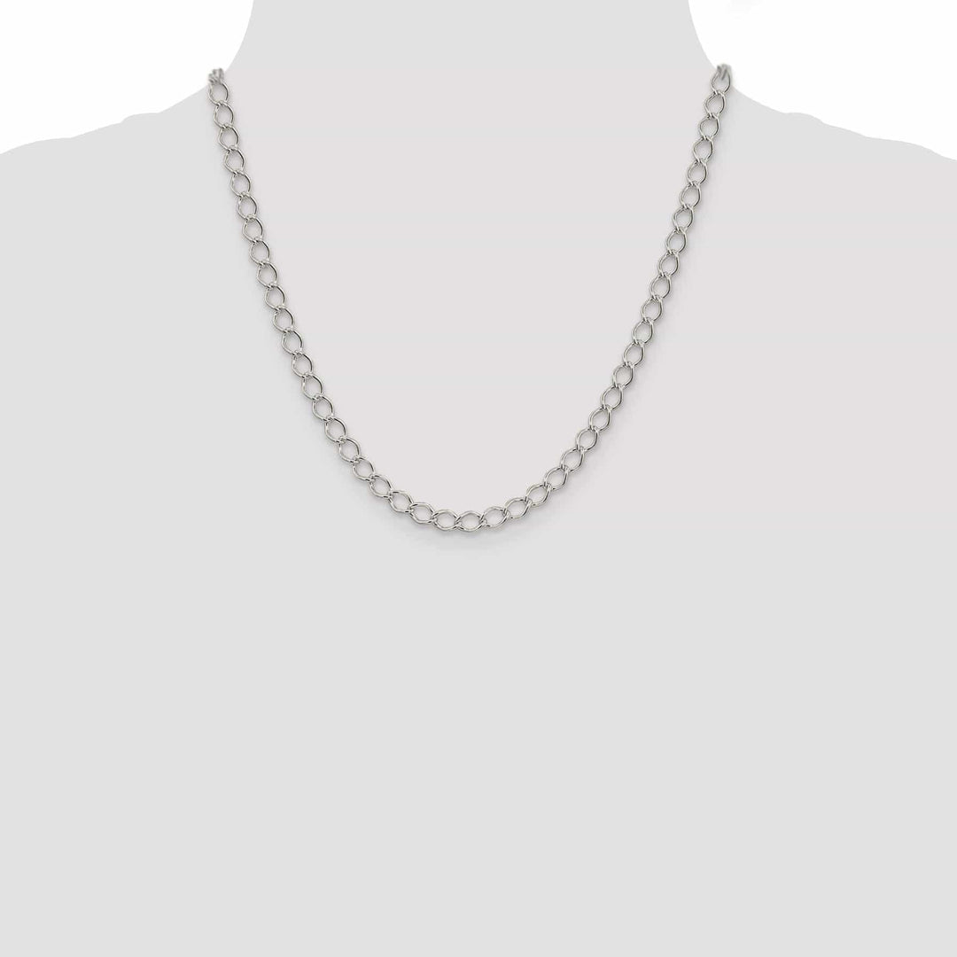 Lovely Rita's Chains Silver 5.75-mm Double 6 Side Flat Fancy Chain