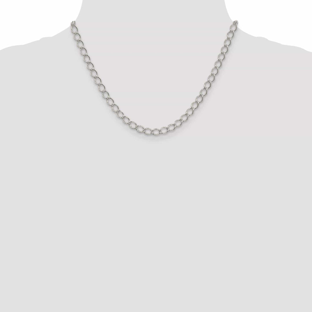 Lovely Rita's Chains Silver 5.75-mm Double 6 Side Flat Fancy Chain