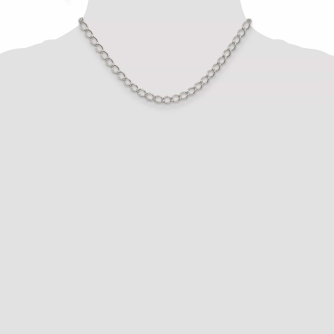 Lovely Rita's Chains Silver 5.75-mm Double 6 Side Flat Fancy Chain
