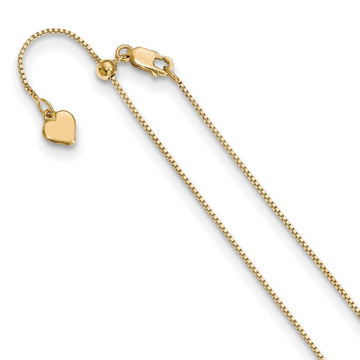 Lovely Rita's Chains Silver .85 mm Gold-plated Adjustable Box Chain