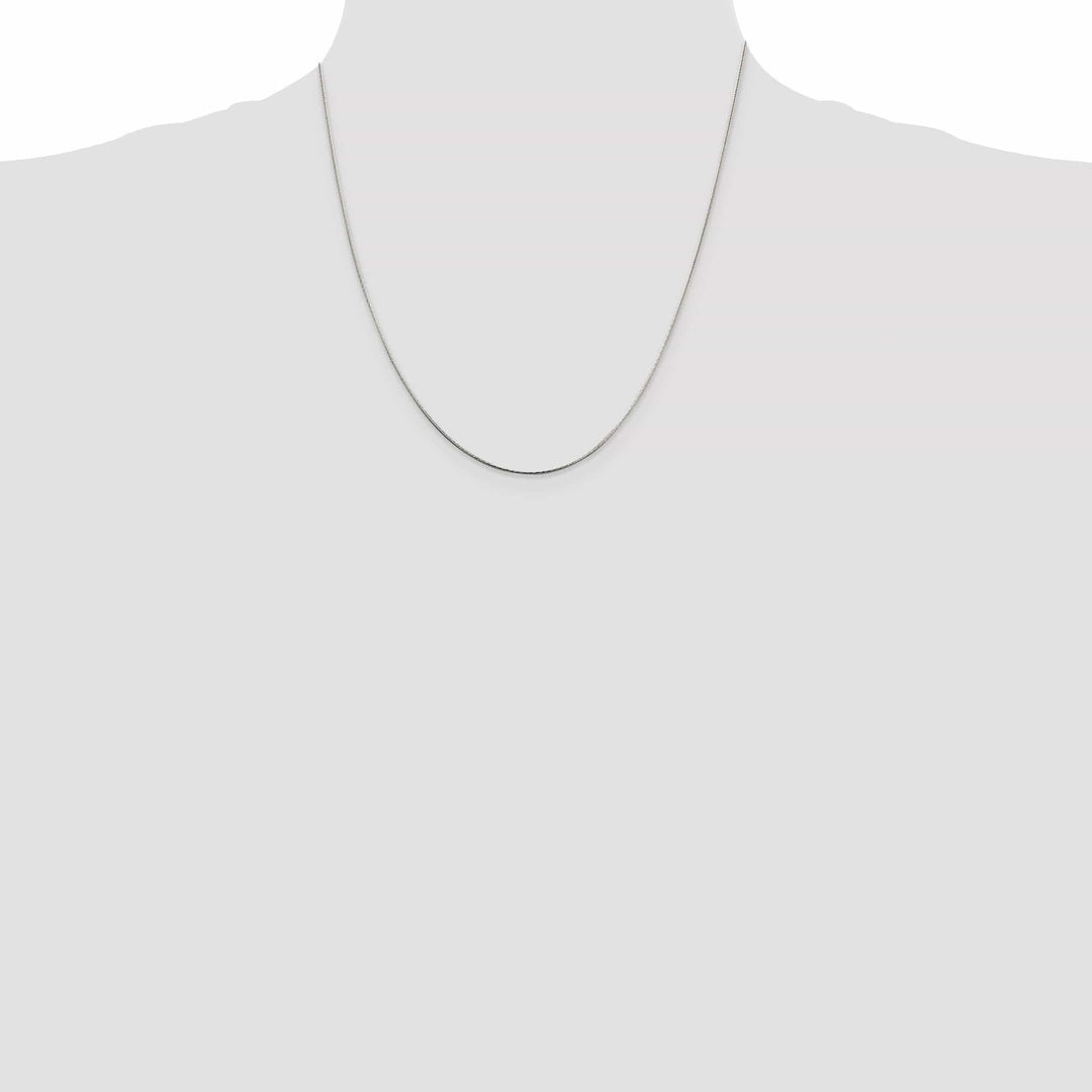 Lovely Rita's Chains Silver D.C 0.85-mm Wide Round Snake Chain