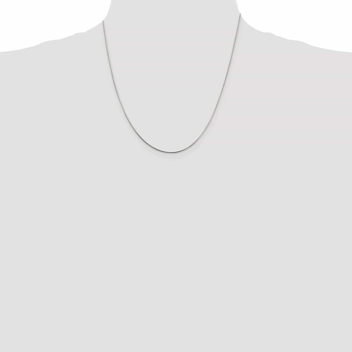 Lovely Rita's Chains Silver D.C 0.85-mm Wide Round Snake Chain