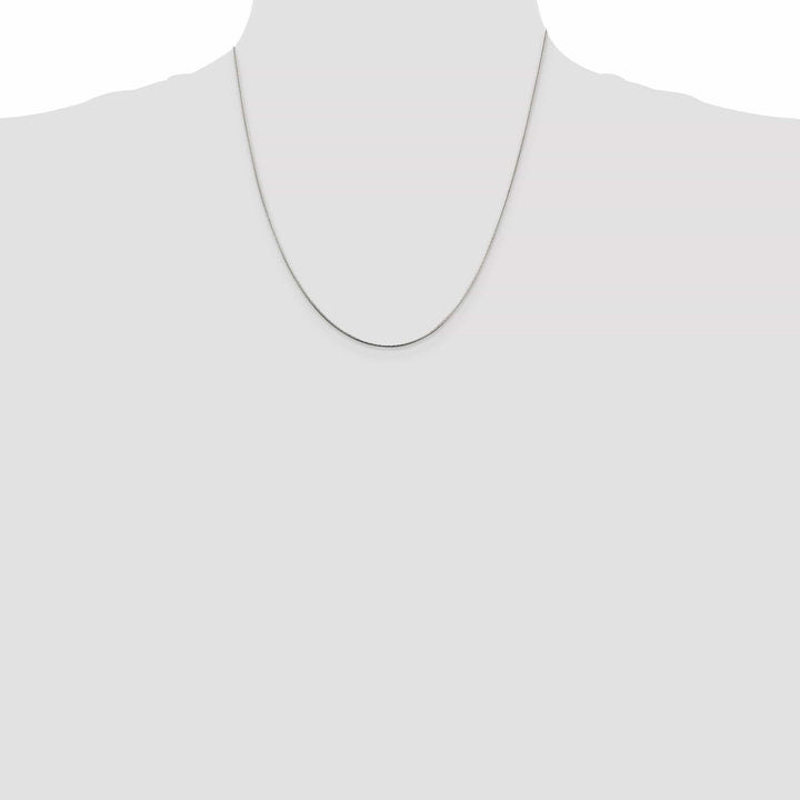 Lovely Rita's Chains Silver D.C 0.85-mm Wide Round Snake Chain