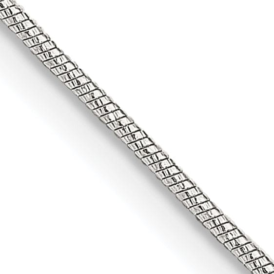 Lovely Rita's Chains Silver D.C 0.85-mm Wide Round Snake Chain