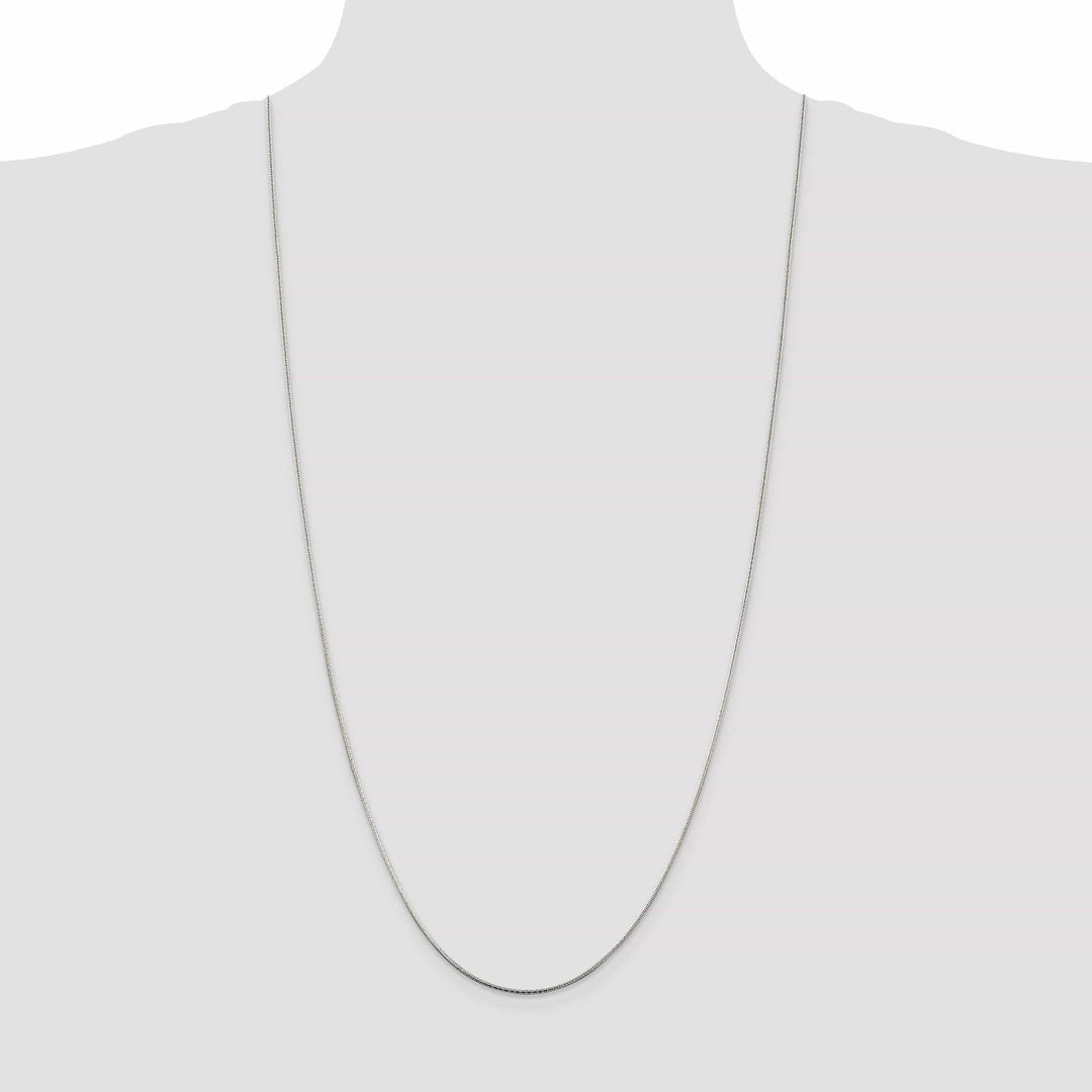 Lovely Rita's Chains Silver D.C 1.25-mm Round Snake Chain