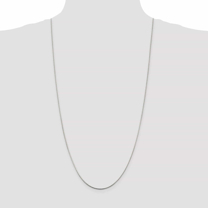 Lovely Rita's Chains Silver D.C 1.25-mm Round Snake Chain