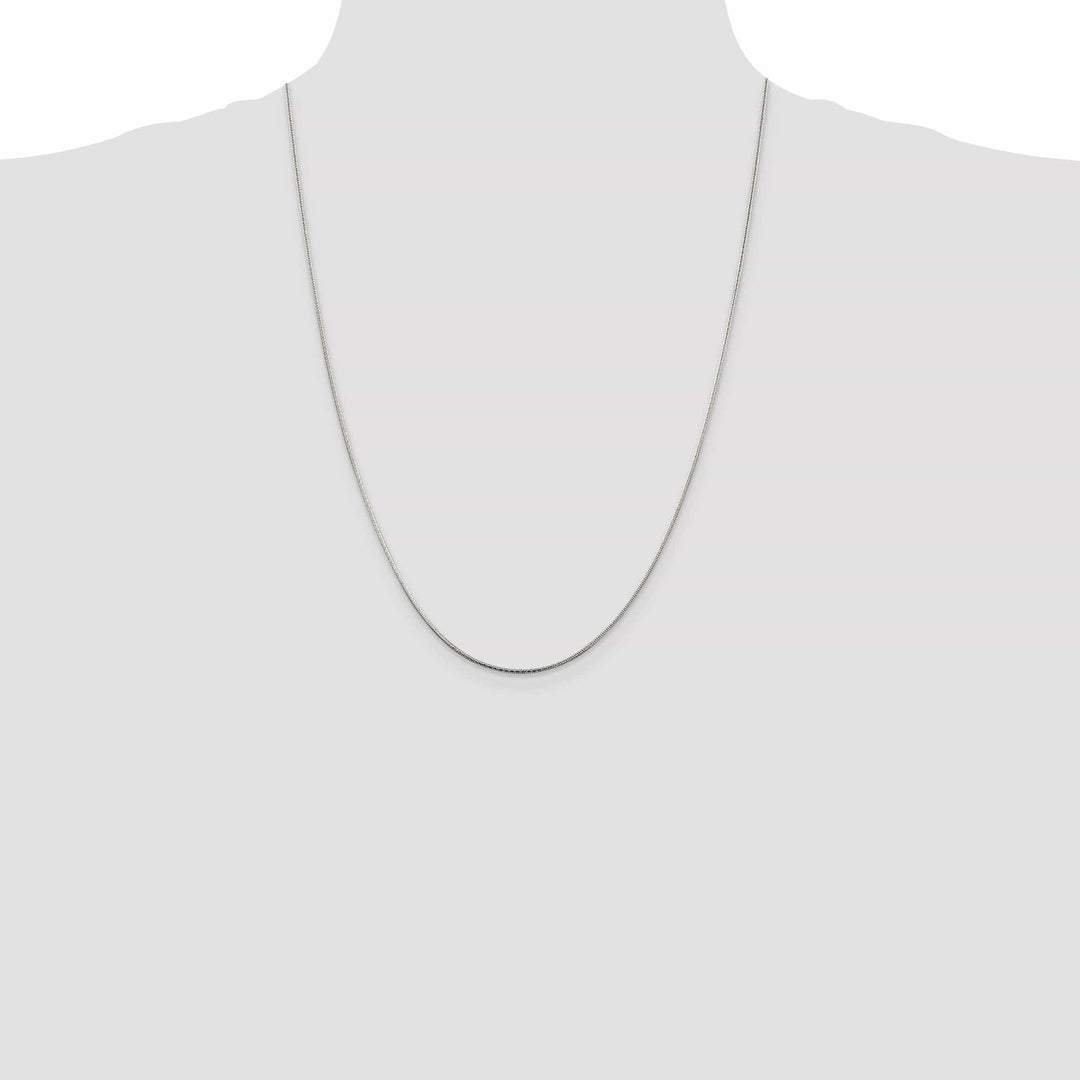Lovely Rita's Chains Silver D.C 1.25-mm Round Snake Chain
