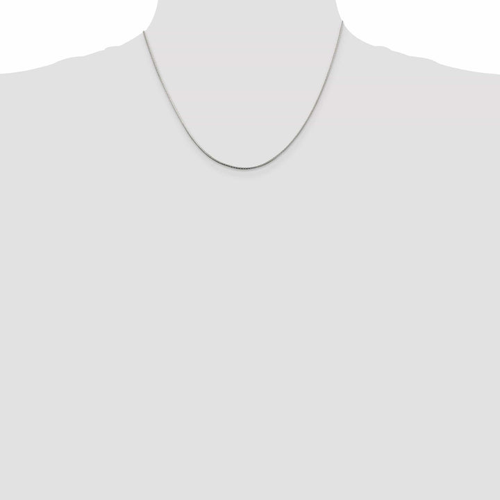 Lovely Rita's Chains Silver D.C 1.25-mm Round Snake Chain