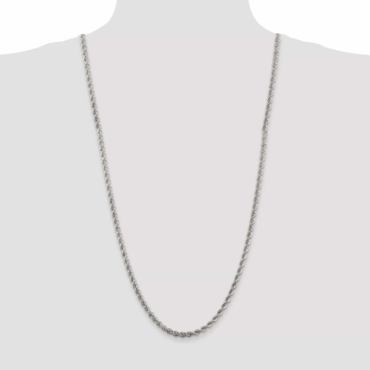 Lovely Rita's Chains Silver D.C 4.50-mm Solid Twisted Rope Chain