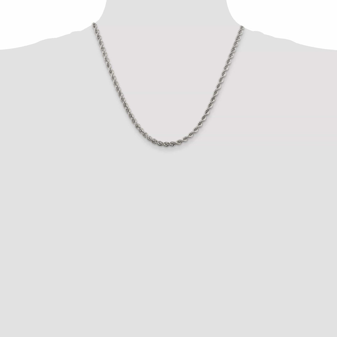 Lovely Rita's Chains Silver D.C 4.50-mm Solid Twisted Rope Chain