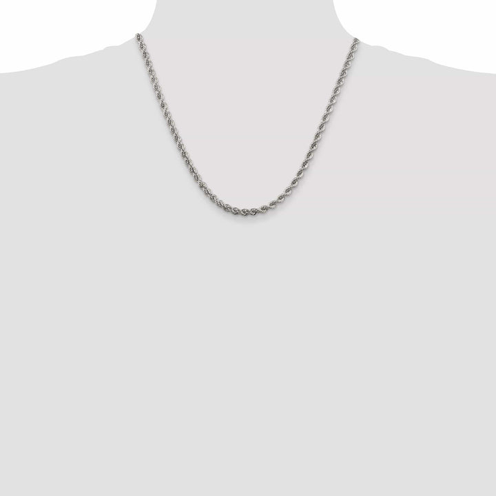 Lovely Rita's Chains Silver D.C 4.50-mm Solid Twisted Rope Chain