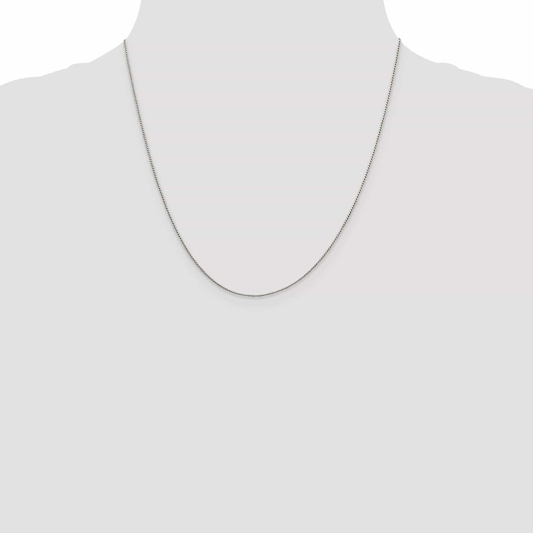 Lovely Rita's Chains Silver Polish 0.95-mm Solid Round Franco Chain