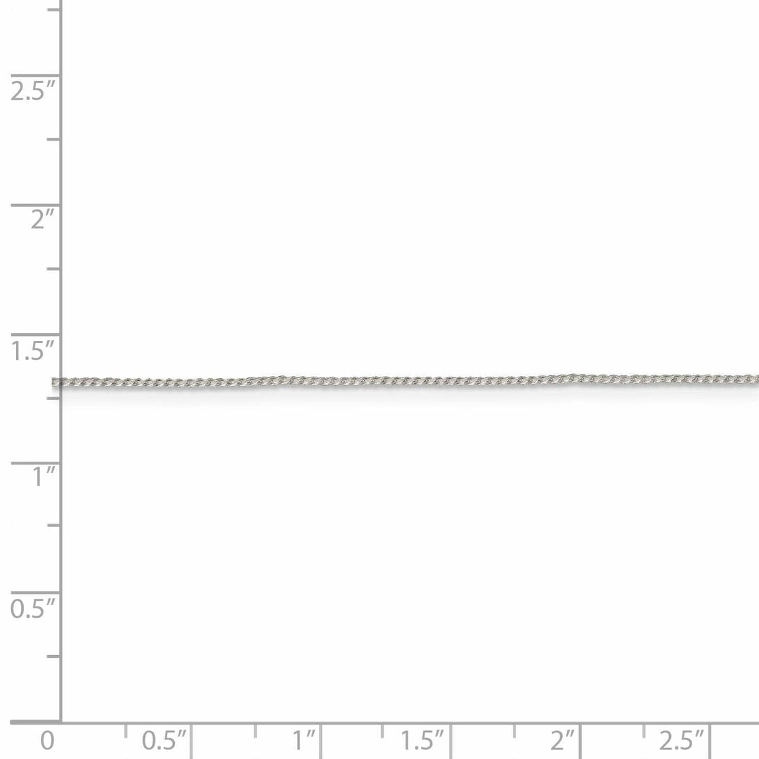 Lovely Rita's Chains Silver Polish 0.95-mm Solid Round Franco Chain