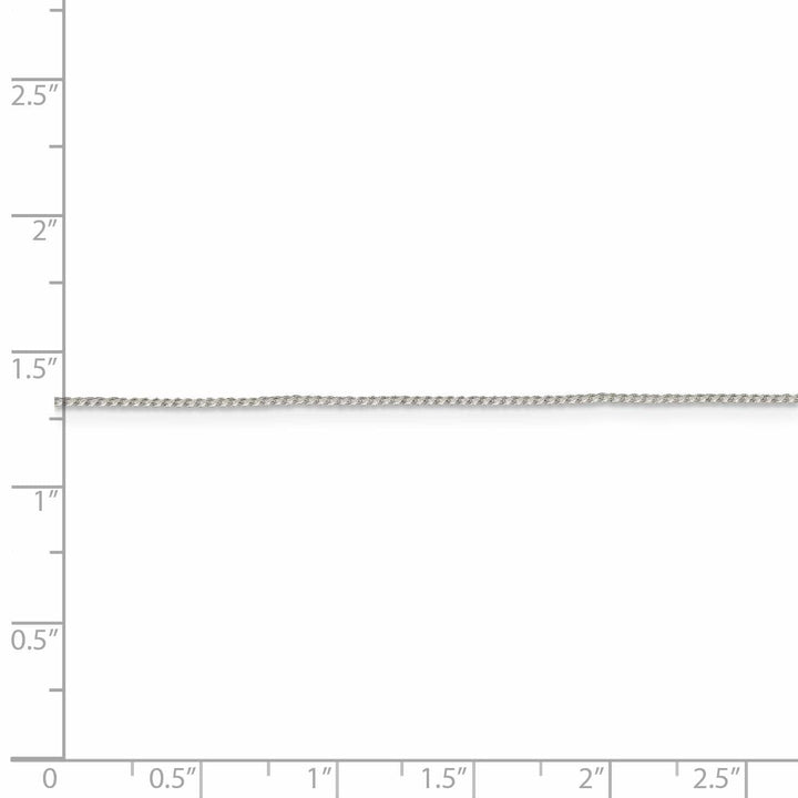 Lovely Rita's Chains Silver Polish 0.95-mm Solid Round Franco Chain