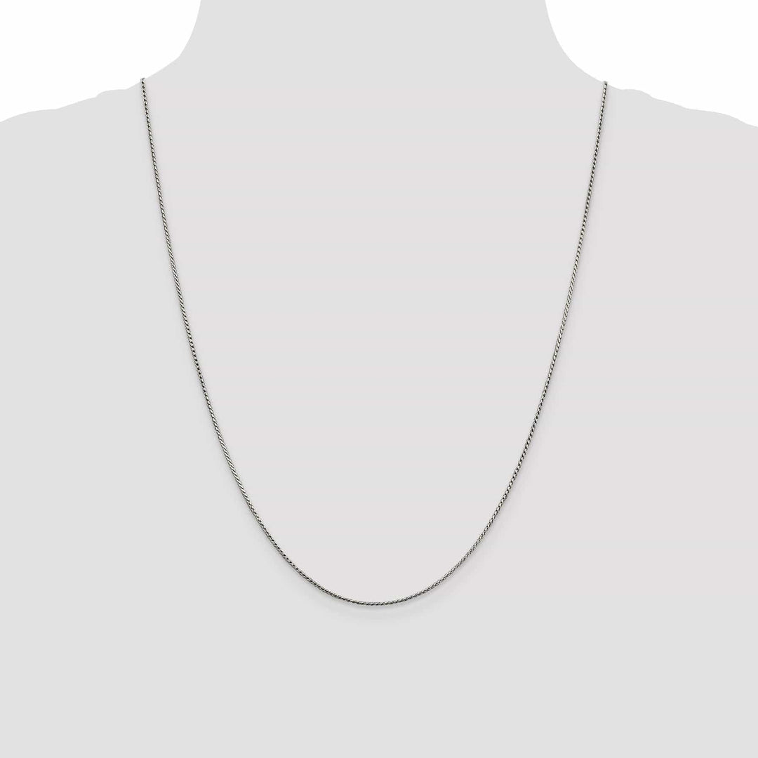 Lovely Rita's Chains Silver Polish 1.00-mm Solid Round Franco Chain