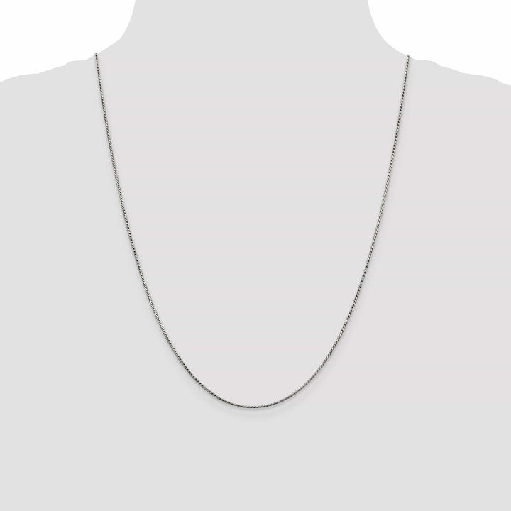 Lovely Rita's Chains Silver Polish 1.00-mm Solid Round Franco Chain