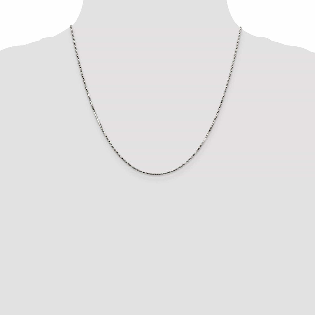 Lovely Rita's Chains Silver Polish 1.00-mm Solid Round Franco Chain