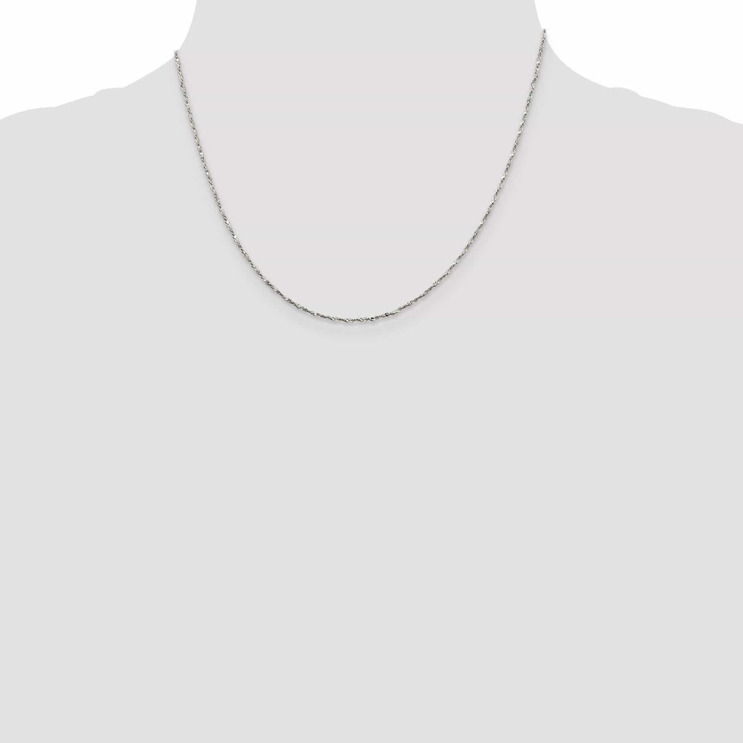 Lovely Rita's Chains Silver Polish 1.00-mm Twisted Serpentine Chain