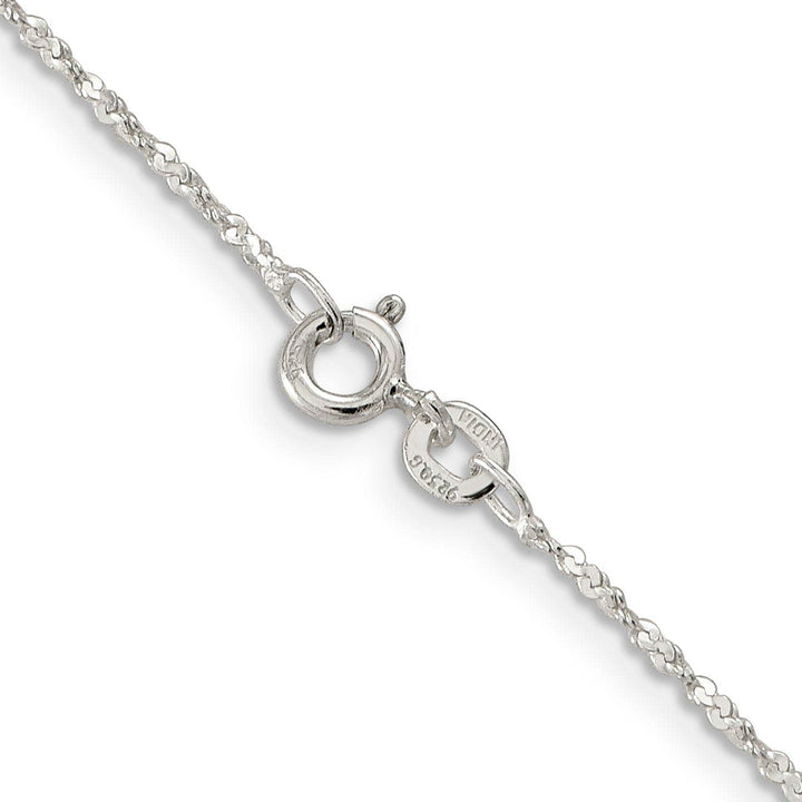 Lovely Rita's Chains Silver Polish 1.00-mm Twisted Serpentine Chain