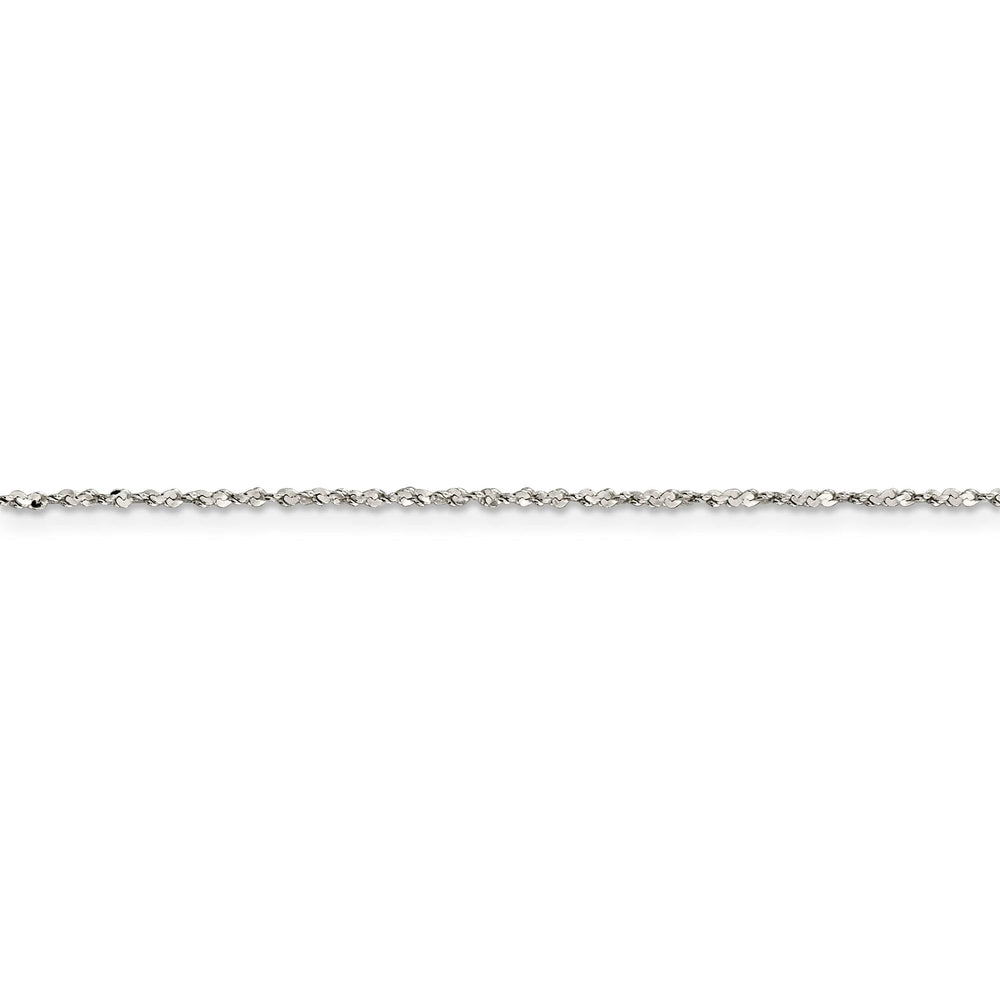 Lovely Rita's Chains Silver Polish 1.00-mm Twisted Serpentine Chain