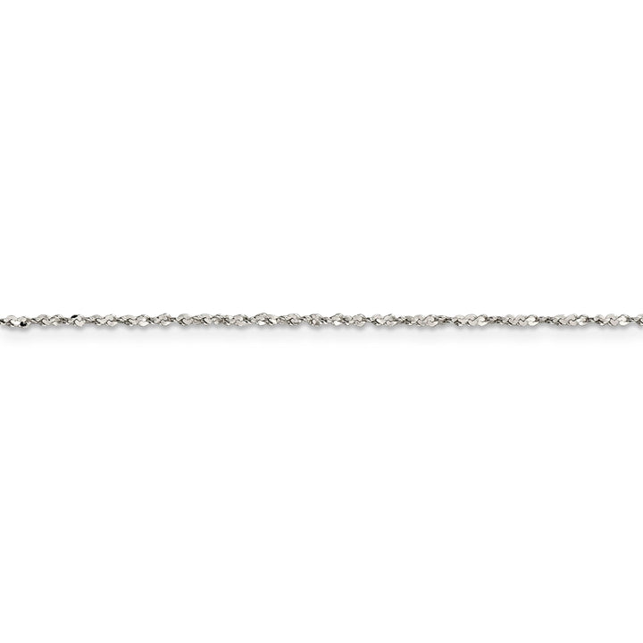 Lovely Rita's Chains Silver Polish 1.00-mm Twisted Serpentine Chain