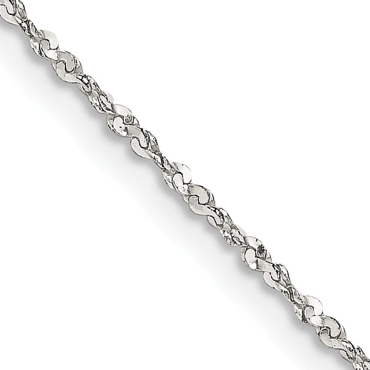 Lovely Rita's Chains Silver Polish 1.00-mm Twisted Serpentine Chain