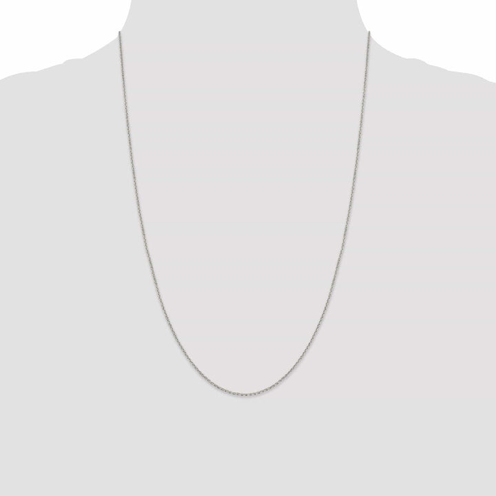 Lovely Rita's Chains Silver Polish 1.20-mm Beveled Oval Cable Chain