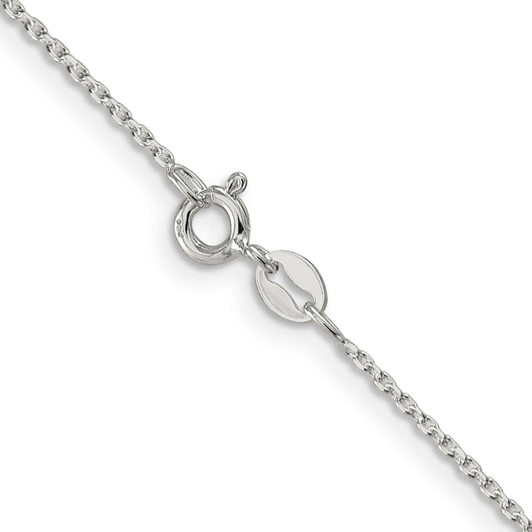 Lovely Rita's Chains Silver Polish 1.20-mm Beveled Oval Cable Chain