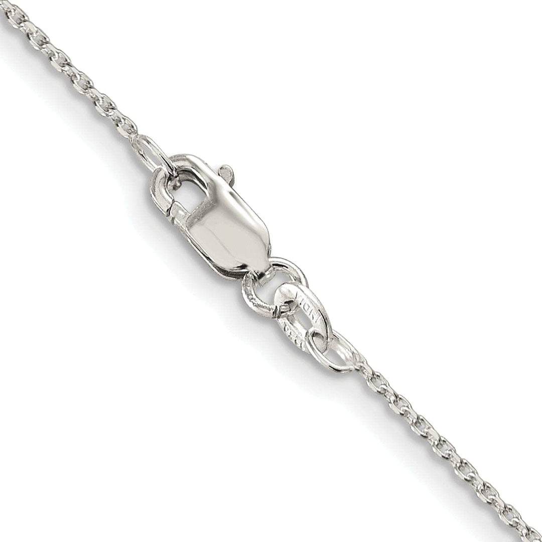 Lovely Rita's Chains Silver Polish 1.20-mm Beveled Oval Cable Chain