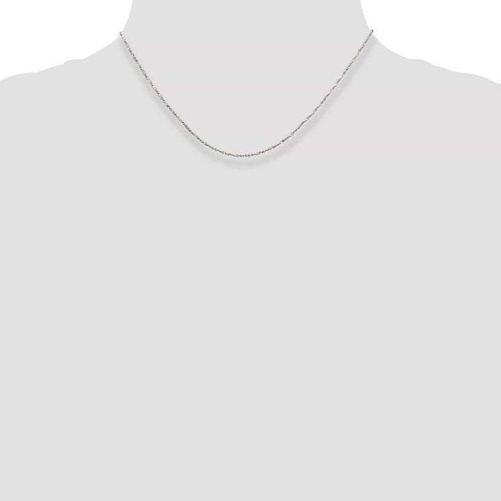 Lovely Rita's Chains Silver Polish 1.20-mm Twisted Serpentine Chain