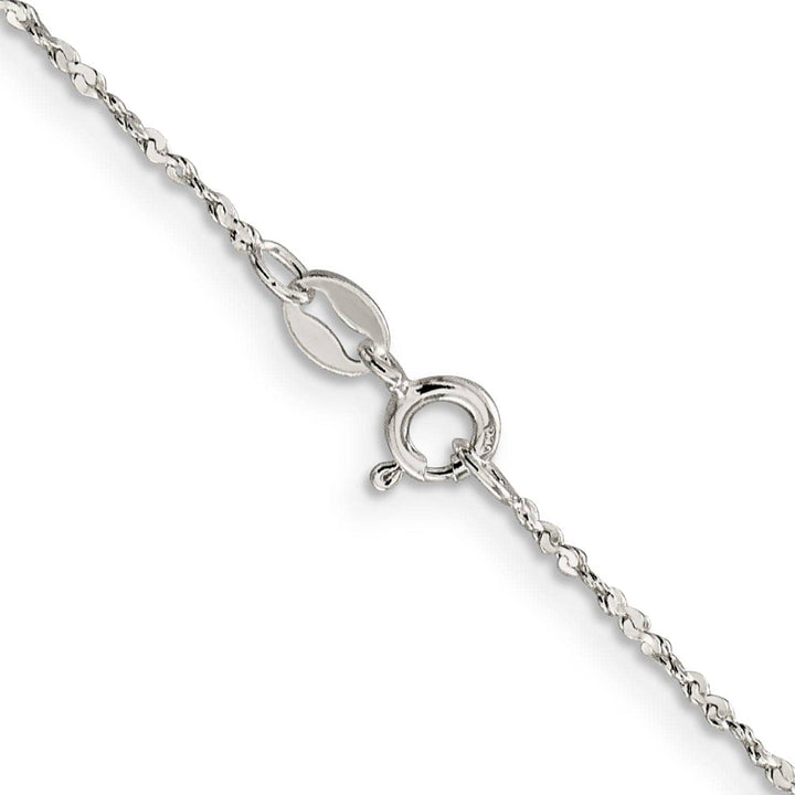 Lovely Rita's Chains Silver Polish 1.20-mm Twisted Serpentine Chain