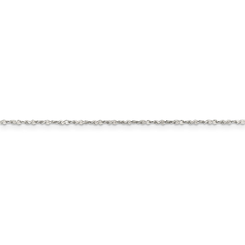 Lovely Rita's Chains Silver Polish 1.20-mm Twisted Serpentine Chain