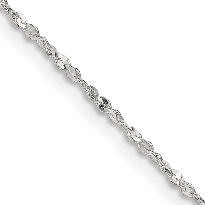 Lovely Rita's Chains Silver Polish 1.20-mm Twisted Serpentine Chain