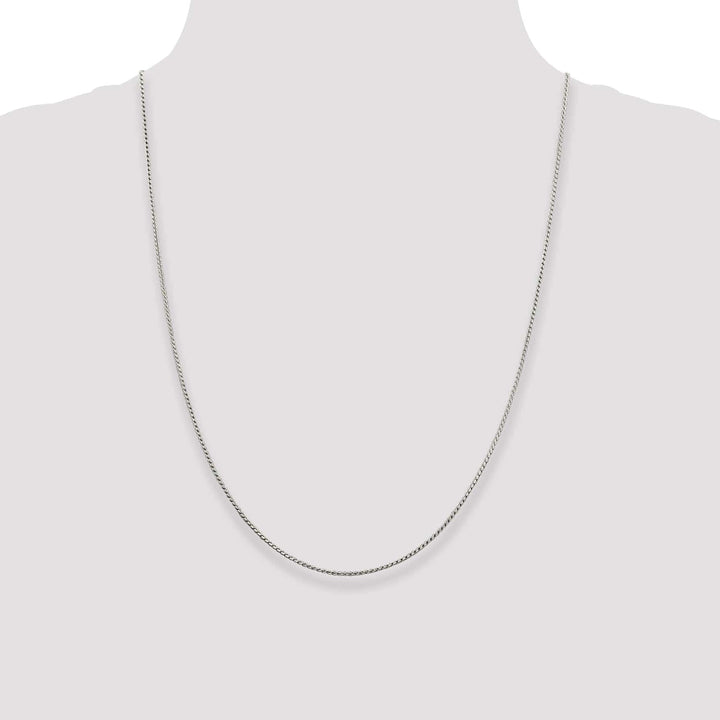 Lovely Rita's Chains Silver Polish 1.25-mm Solid Round Franco Chain