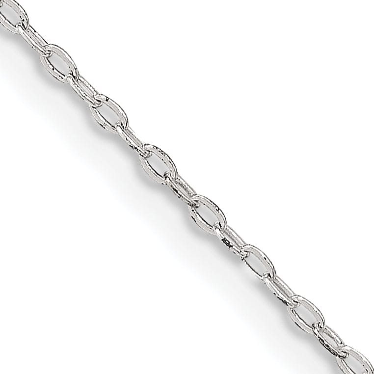 Lovely Rita's Chains Silver Polish 1.40-mm Beveled Oval Cable Chain