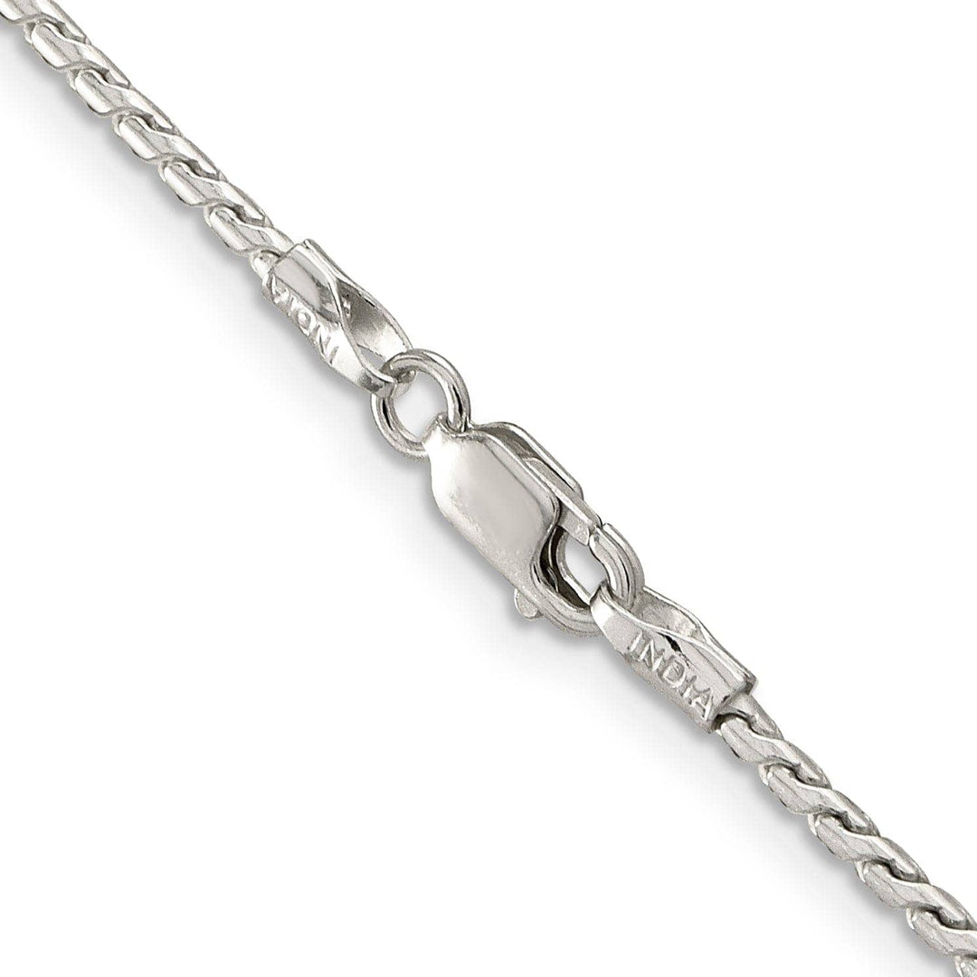 Lovely Rita's Chains Silver Polish 1.75-mm Solid Round Franco Chain