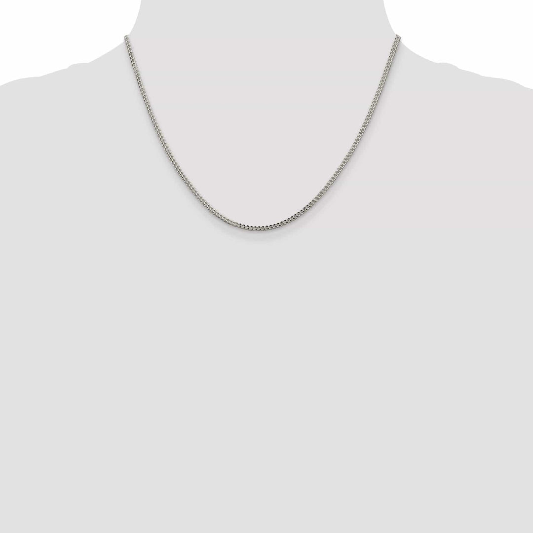 Lovely Rita's Chains Silver Polish 2.00-mm Solid Square Franco Chain