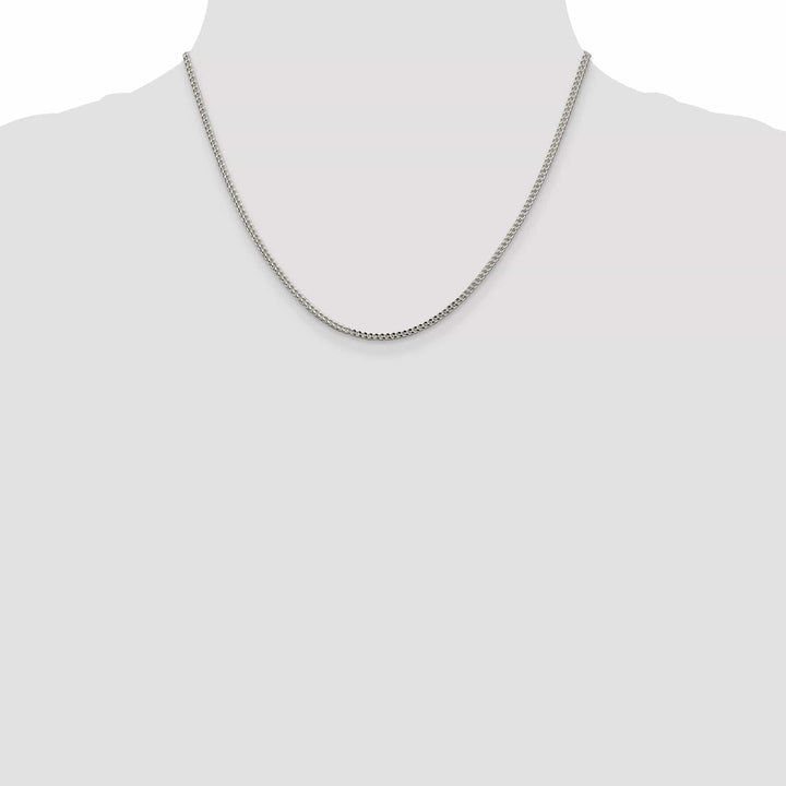 Lovely Rita's Chains Silver Polish 2.00-mm Solid Square Franco Chain