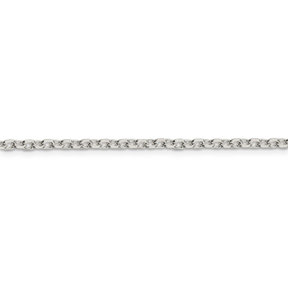Lovely Rita's Chains Silver Polish 2.75-mm Beveled Oval Cable Chain