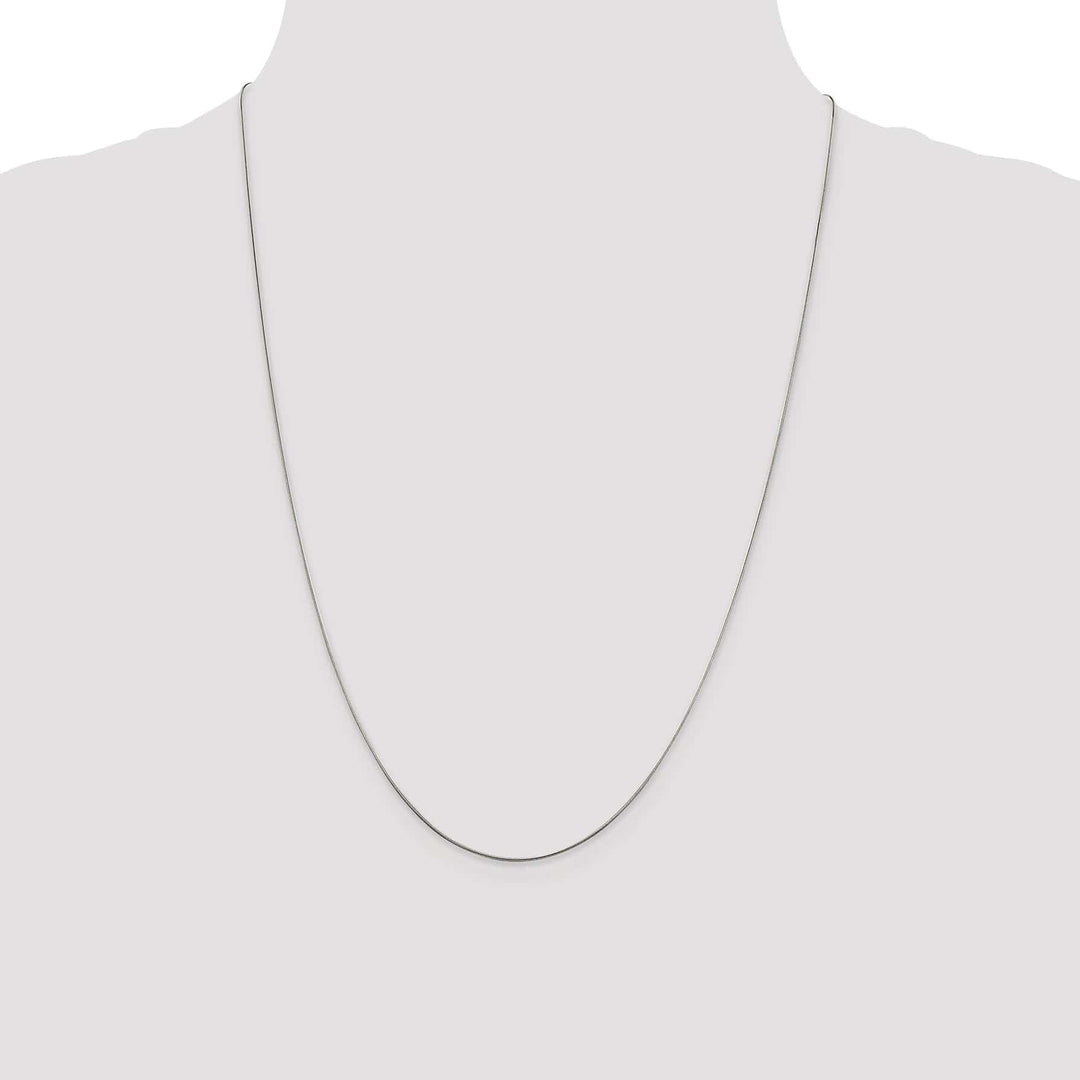 Lovely Rita's Chains Silver Polish Solid 0.70-mm Round Snake Chain