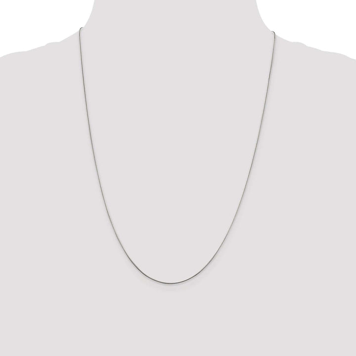 Lovely Rita's Chains Silver Polish Solid 0.70-mm Round Snake Chain