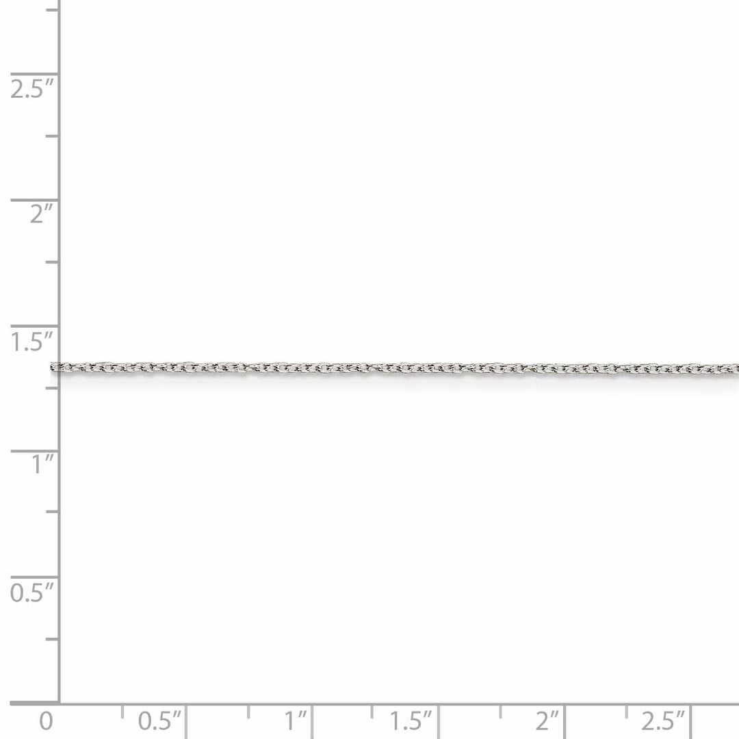 Lovely Rita's Chains Silver Polished 0.6-mm Fancy Rolo Cable Chain